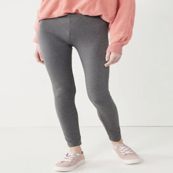 NWT Ladies Mid Rise Leggings New - Picture 2 of 4